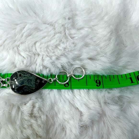 Star Galaxy 925 Gemstone Large Necklace Bracelet & Earrings Set - Picture 9 of 12